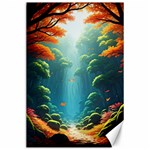 Autumn Trees Nature Canvas 24  x 36  23.35 x34.74  Canvas - 1