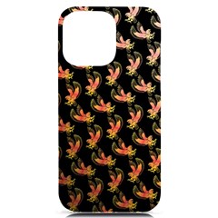 Regal Eagle Pattern Iphone 14 Pro Max Black Uv Print Case by ExtraAwesomeSauce