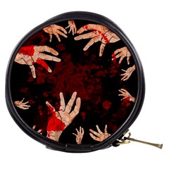 Horror Themed Bloody Hands Mini Makeup Bag by ExtraAwesomeSauce