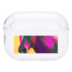 Vibrant Abstract Equine Art Hard Pc Airpods Pro Case by ExtraAwesomeSauce