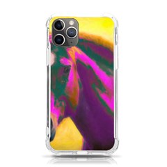 Vibrant Abstract Equine Art Iphone 11 Pro 5 8 Inch Tpu Uv Print Case by ExtraAwesomeSauce