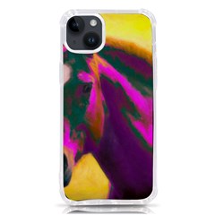 Vibrant Abstract Equine Art Iphone 14 Plus Tpu Uv Print Case by ExtraAwesomeSauce