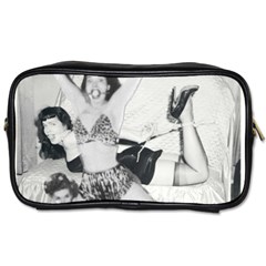 Betty Page Bdsm Toiletries Bag (one Side) by CherleyTemples