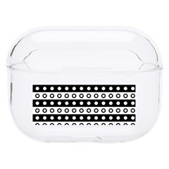 Black And White Circles Pattern Hard Pc Airpods Pro Case by ytdream