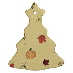 Halloween Fall Pattern Ornament (christmas Tree)  by Apenda