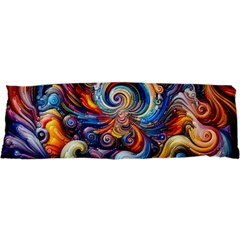 Dynamic Color Vortex 21 x63  Body Pillow Case Dakimakura (two Sides)