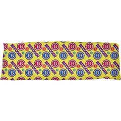 Colorful Bitcoin Pattern 21 x63  Body Pillow Case Dakimakura (two Sides) by ExtraAwesomeSauce