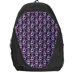 Sugar Skull Cat Pattern Backpack Bag by ExtraGoodSauce