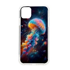 Cosmic Jellyfish Artwork Iphone 11 Tpu Uv Print Case by ExtraAwesomeSauce