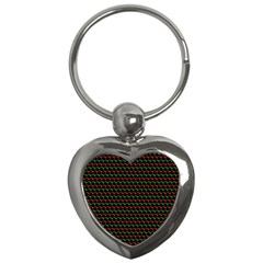 Geometric Abstract Pattern Line Key Chain (heart) by Salmanaz77