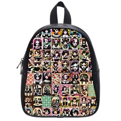 Spanish Gothic Girls Pattern School Bag (small) by violetheavensky