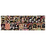 Spanish Gothic Girls Pattern Banner and Sign 12  x 4  Front