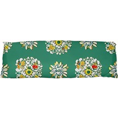 Retro 1960s Flowers Pattern 2 21 x63  Body Pillow Case Dakimakura (two Sides) by violetheavensky