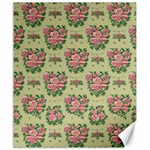 Retro 1880s Flowers Pattern 9 Canvas 20  x 24  19.57 x23.15  Canvas - 1