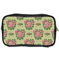 Retro 1880s Flowers Pattern 9 Toiletries Bag (one Side) by violetheavensky