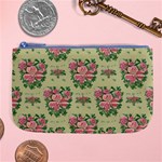 Retro 1880s Flowers Pattern 9 Large Coin Purse Front