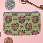 Retro 1880s Flowers Pattern 9 Large Coin Purse Back