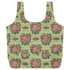 Retro 1880s Flowers Pattern 9 Full Print Recycle Bag (xxxl) by violetheavensky