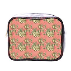 Retro 1880s Flowers Pattern 12 Mini Toiletries Bag (one Side) by violetheavensky