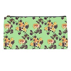 Retro 1880s Flowers Pattern 24 Pencil Cases by violetheavensky