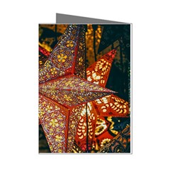 Star Lantern Lighting Mini Greeting Cards (pkg Of 8) by Paksenen