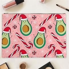 Avo Merry Christmas, Candies, Candy Cane Cosmetic Bag (xxl) by kyorashop23