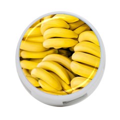 Bananas, Macro, Fruits, Ripe Bananas 4-port Usb Hub (one Side) by kyorashop23