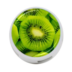 Kiwi Fruits, Close-up, Exotic Fruit 4-port Usb Hub (one Side) by kyorashop23