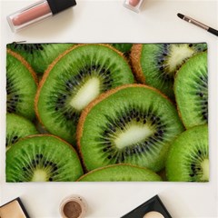 Kiwi Texture, Background With Kiwi, Fruits, Kiwi Cosmetic Bag (xxl) by kyorashop23