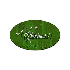 Merry Christmas , Holidays, Celebrations Sticker (oval) by kyorashop23