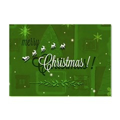 Merry Christmas , Holidays, Celebrations Crystal Sticker (a4) by kyorashop23