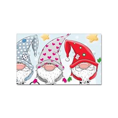 Merry Christmas, Christmas, Cute, Red, Merry, Gnomes Sticker (rectangular) by kyorashop23