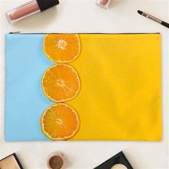 Orange, Slices, Fruit, Citrus Cosmetic Bag (xxl) by kyorashop23