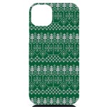 Christmas Knit Digital iPhone 14 Plus Black UV Print PC Hardshell Case Front