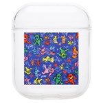 Grateful Dead Dancing Bears Pattern Soft TPU AirPods 1/2 Case Front