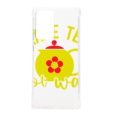 Make Tea Not War  Samsung Galaxy Note 20 Ultra Tpu Uv Case by ConteMonfrey