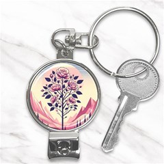 Roses Flowers Bloom Nature Blossom Nail Clippers Key Chain by Salmanaz77