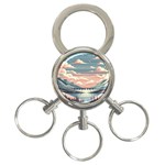 Artwork Painting Sculpture Nature 3-Ring Key Chain Front