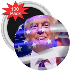 Donald Trump Flag 3  Magnets (100 Pack) by vintagetrump