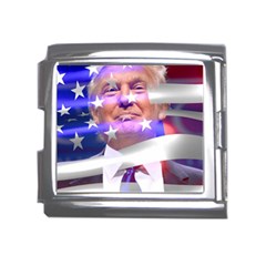 Donald Trump Flag Mega Link Italian Charm (18mm) by vintagetrump