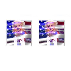 Donald Trump Flag Cufflinks (square) by vintagetrump