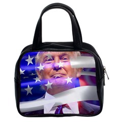 Donald Trump Flag Classic Handbag (two Sides) by vintagetrump