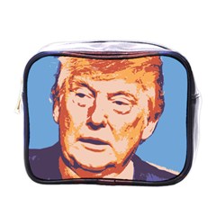 Orange Donald Trump Mini Toiletries Bag (one Side) by vintagetrump