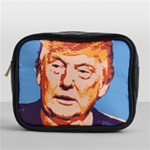 Orange Donald Trump Mini Toiletries Bag (One Side) Front