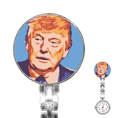 Orange Donald Trump Stainless Steel Nurses Watch by vintagetrump