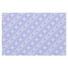 Light Purple And White Floral Pattern Banner And Sign 6  X 4  by SpinnyChairDesigns