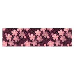 Cherry Blossoms Japanese Oblong Satin Scarf (16  X 60 ) by HermanTelo