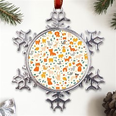 Pet Animal 04 Metal Large Snowflake Ornament by myclothy