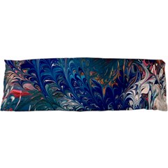 Blue Feathers And Flames 21 x63  Body Pillow Case Dakimakura (two Sides)