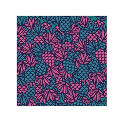Summer Pineapples Square Satin Scarf (30  X 30 ) by Paksenen